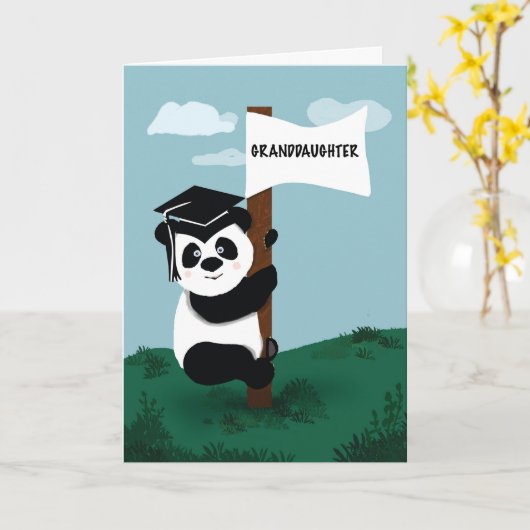 Kleindochter Afstuderen Panda Klimmende Pool Kaart (Gele Bloem)