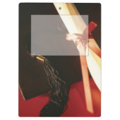 Kleindochter Afstuderen wenst, verticale cadeautje Klembord (Achterkant)