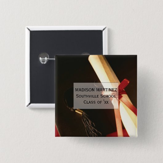 Kleindochter Afstuderen Wishes, Button (Voorkant /achterkant)