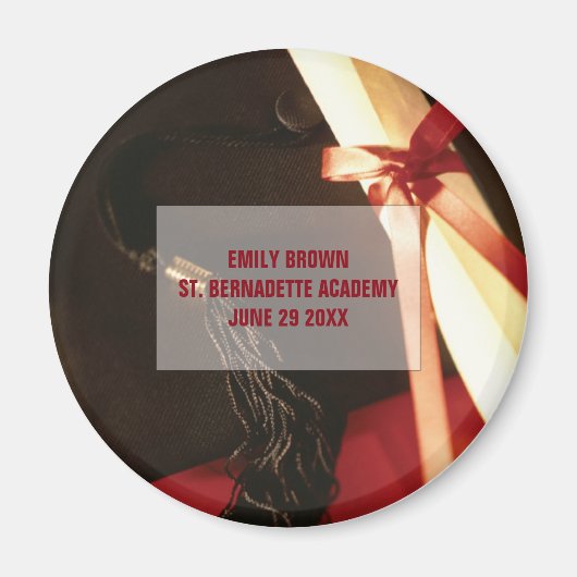 Kleindochter Afstuderen Wishes, Magnet (Voorkant)