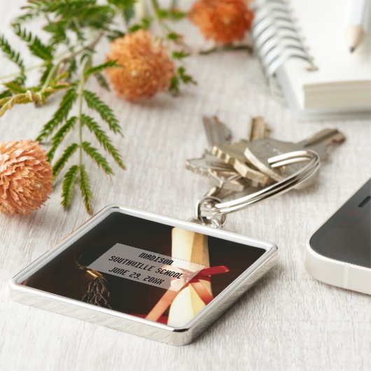 Kleindochter Afstuderen Wishes, Sleutelhanger (Zijkant)