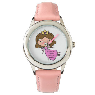 Kleindochter Bezel Stainless Steel Watch/Princess Horloge