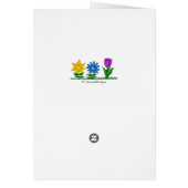 Kleindochter Birthday Love Floral Kaart (Achterkant)