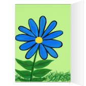 Kleindochter Birthday Love Floral Kaart (Binnen (Links))