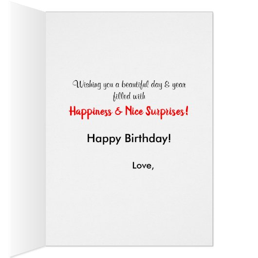 Kleindochter Birthday Love Floral Kaart (Binnen (Rechts))