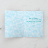 Kleindochter Blue Fairy 8e verjaardag Kaart (Binnen)