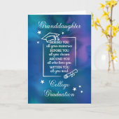 Kleindochter College Afstuderen Quote Waterverf Kaart (Gele Bloem)