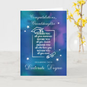 Kleindochter Doctoraat Afstuderen Gefeliciteerd Kaart (Gele Bloem)