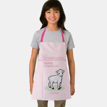 Kleindochter Doop Roze Meisje Lam Naam en datum