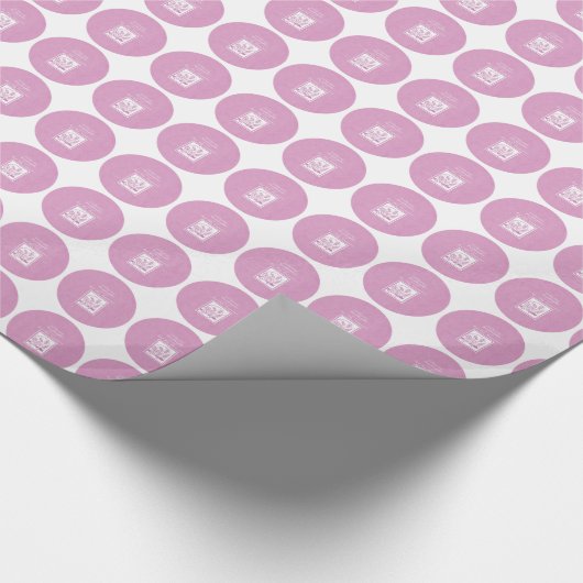 Kleindochter Eerste Communie, Roze Cadeaupapier (Hoek)