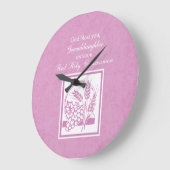 Kleindochter Eerste Communie, Roze Grote Klok (Hoek)