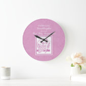 Kleindochter Eerste Communie, Roze Grote Klok (Huis)