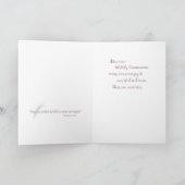 Kleindochter Eerste Communie, Roze Kaart