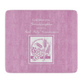 Kleindochter Eerste Communie, Roze Snijplank (Voorkant)