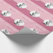 Kleindochter Eerste Communiroze, Chalice Cadeaupapier (Hoek)