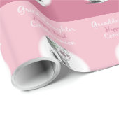 Kleindochter Eerste Communiroze, Chalice Cadeaupapier (Rol Hoek)