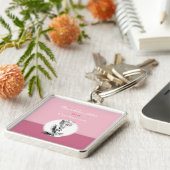 Kleindochter Eerste Communiroze, Chalice Sleutelhanger (Zijkant)