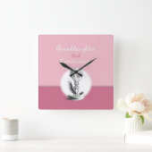 Kleindochter Eerste Communiroze, Chalice Vierkante Klok (Huis)