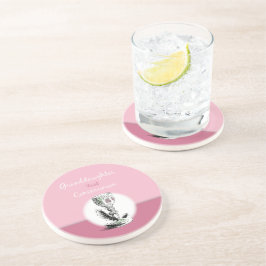 Kleindochter Eerste Communiroze, Chalice Zandsteen Onderzetter