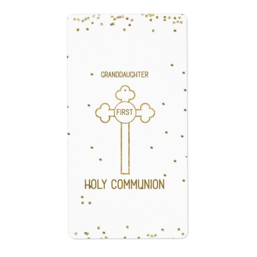 Kleindochter Eerste Heilige Communistische Gouden  Etiket (Voorkant)