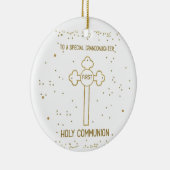 Kleindochter Eerste Heilige Communistische Gouden Keramisch Ornament (Rechts)