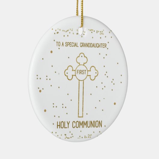 Kleindochter Eerste Heilige Communistische Gouden  Keramisch Ornament (Rechts)