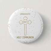 Kleindochter Eerste Heilige Communistische Gouden Ronde Button 5,7 Cm (Voorkant)