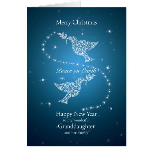 Kleindochter en haar familie, Doves Kerstmis (Voorkant)