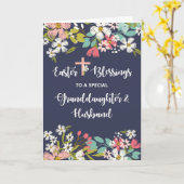 Kleindochter en man Pasgeborenen Kaart (Gele Bloem)