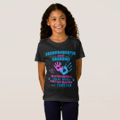 Kleindochter en oma Greep Hands and Hearts T-shirt (Voorkant volledig)