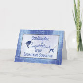 Kleindochter, Engineering Afstuderen Congratul Kaart (Voorkant)