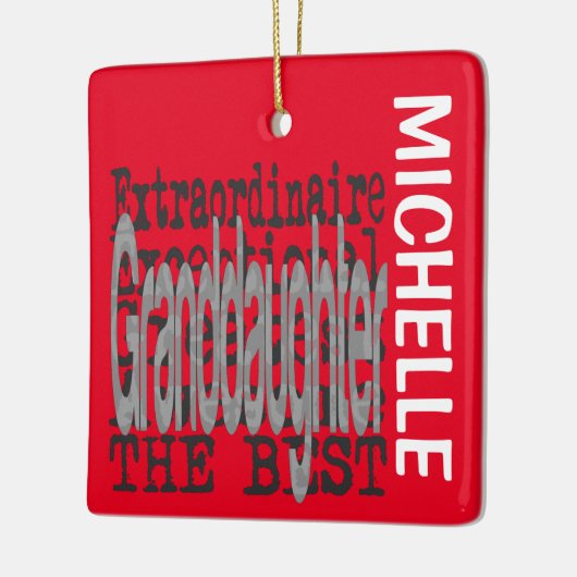 Kleindochter Extraordinaire CUSTOM Keramisch Ornament (Links)