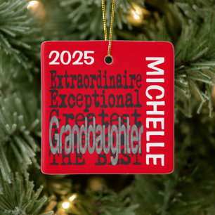 Kleindochter Extraordinaire CUSTOM Keramisch Ornament