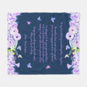 kleindochter Fleece Blanket Deken (Voorkant (Horizontaal))