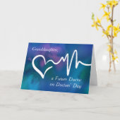 Kleindochter Future Dokter Dag van de Dokters Kaart (Gele Bloem)