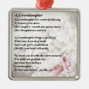 Kleindochter gedicht - design balletschoenen metalen ornament