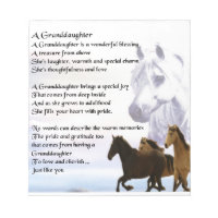 Kleindochter gedicht - Ontwerp voor paarden