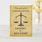 Kleindochter Gefeliciteerd met het passeren van Ba Kaart (Gele Bloem)