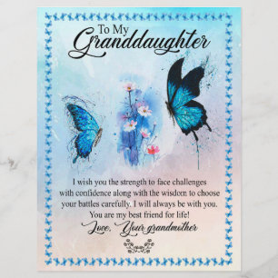 Kleindochter Gift Love Grandmoeder Family Group Briefhoofd