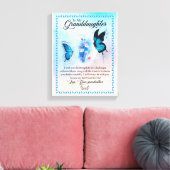 Kleindochter Gift | Love Grandmoeder Family Group Canvas Afdruk (Insitu (Woonkamer))