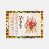 Kleindochter Gift | Love Grandmoeder Family Group Fleece Deken (Voorkant (Horizontaal))