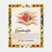 Kleindochter Gift | Love Grandmoeder Family Group Fleece Deken (Voorkant)