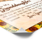 Kleindochter Gift | Love Grandmoeder Family Group Foto Afdruk (Hoek)