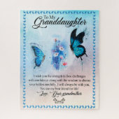Kleindochter Gift | Love Grandmoeder Family Group Legpuzzel (Verticaal)