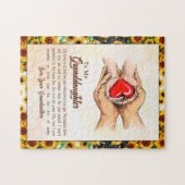 Kleindochter Gift | Love Grandmoeder Family Group Legpuzzel (Horizontaal)