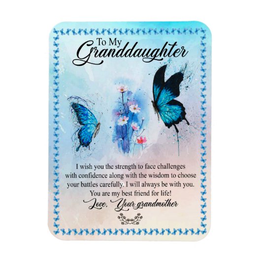 Kleindochter Gift | Love Grandmoeder Family Group Magneet (Verticaal)