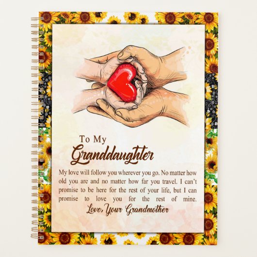 Kleindochter Gift | Love Grandmoeder Family Group Planner (Voorkant)
