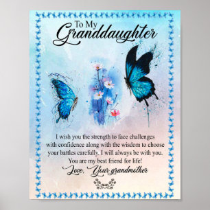 Kleindochter Gift Love Grandmoeder Family Group Poster