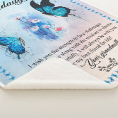 Kleindochter Gift | Love Grandmoeder Family Group Sherpa Deken (3/4)