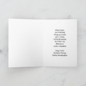 Kleindochter Gothic Christmas Kaart, H.I.P. en Re Feestdagen Kaart (Binnen)